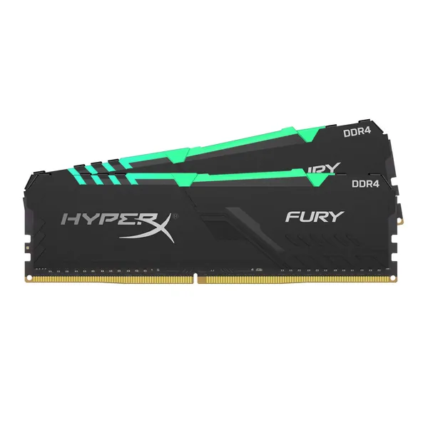 HyperX FURY RGB HX426C16FB4AK2/32 Memory Kit*(2x16GB) 32GB 2666MHz DDR4 CL16 DIMM