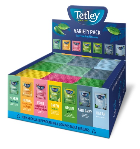 Tetley Enveloped Variety Pack 90 Envelopes