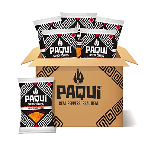 Paqui Chips, 6ct, 2 oz - Haunted Ghost Pepper - 2 Ounce (Pack of 6)