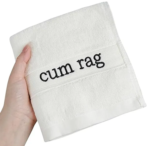 LoLoud Novelty Gifts for Boyfriend, Funny Towel Romantic Gift for Wedding Couple Fiance First Year Anniversary Valentines, Party Gag Gifts, Joke Humor Cloth for Husband Men BF(Beige) - Beige