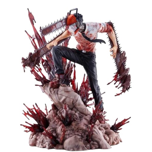 Action Figure Chainsaw Man Denji Model Toys Anime Figure Desktop Decor Collection Ornaments Gift 29cm
