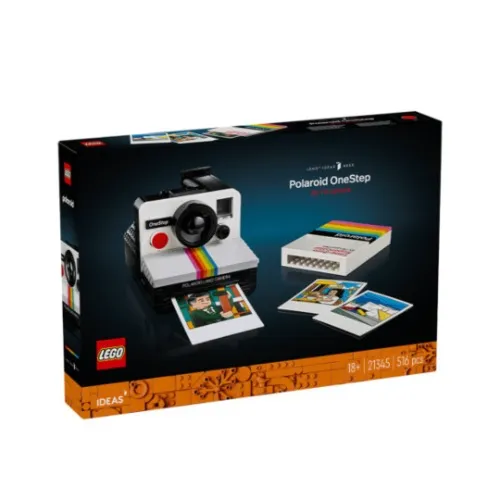 LEGO® Ideas 21345 Polaroid OneStep SX-70 Camera, Age 18+, Building Blocks, 2024 (516pcs)