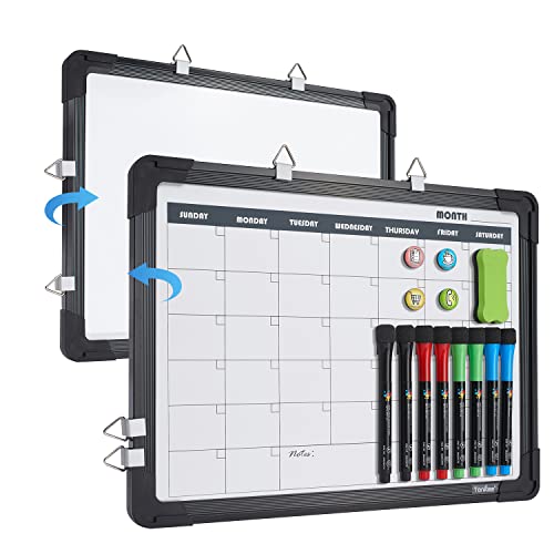 Dry Erase Board with Monthly Calendar