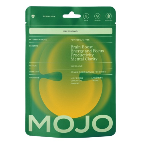 Max Strength Brain Boost Gummies  - Yuzu & Lime | 20 gummies