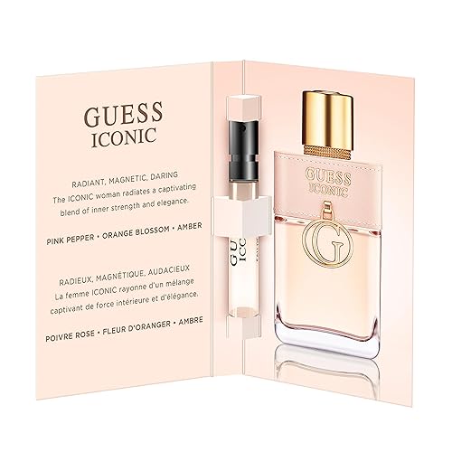 GUESS Iconic Women/Femme Eau de Parfum Trial Perfume Spray, Vial Sample Size, 0.06 Fl. Oz. / 2 mL - 0.06 Fl Oz (Pack of 1)