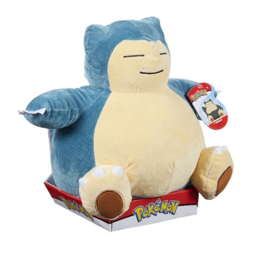 Pokemon 96369 Snorlax Plush Toy, Multi-Colour, 12-Inch