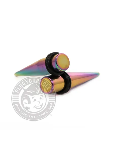Oil Slick Steel Tapers | 00g - 10mm