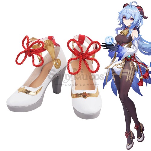 Game Genshin Impact Cosplay Ganyu Cosplay Shoes