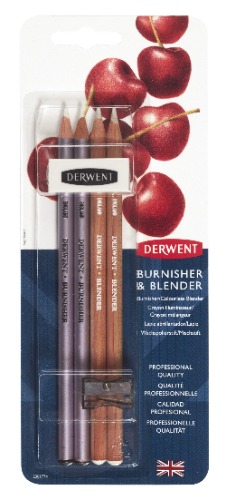 Derwent Blender and Burnisher Pencil Set