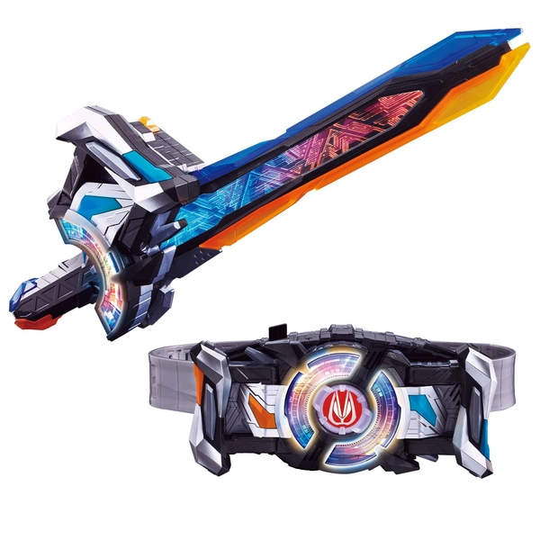 Bandai Boys Toys - Kamen Rider Geats - Command Twin Buckle & Raising Sword, Bandai DX Blue