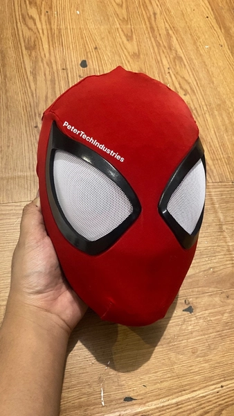 Red Mask + Animated Spiderman Like Last Stand Mask Spandex Lycra
