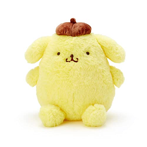 Sanrio Pompom Purin Soft Touch Plush Doll 9.44 inches Japan Import with Kanji Love Sticker Original Package