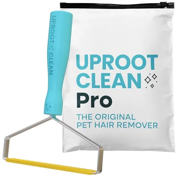 Uproot Cleaner Pro Pet Hair Remover - Special Dog Hair Remover Multi Fabric Edge and Carpet Scraper by Uproot Clean - Cat Hair Remover for Couch, Pet Towers & Rugs - Gets Every Hair!