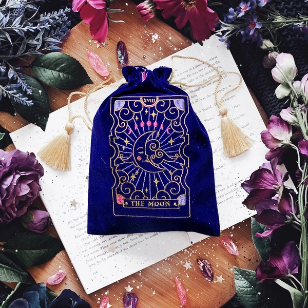 The Moon Tarot Deck Protective Pouch