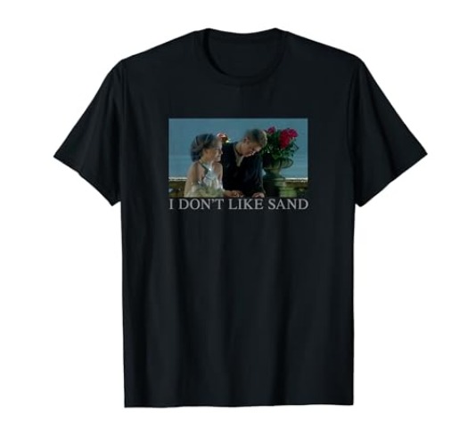 Star Wars Anakin & Padme Movie Poster I Don't Like Sand T-Shirt - Kids - Royal Blue - 12 Years