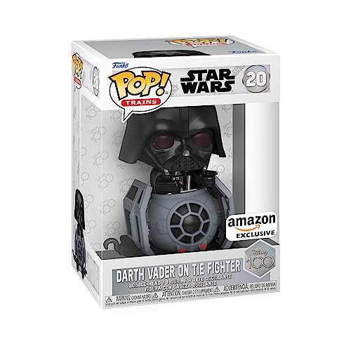 Funko POP! Trains: Disney 100 - Darth Vader - Star Wars - Amazon Exclusive - Collectable Vinyl Figure - Gift Idea - Official Merchandise - Toys for Kids & Adults - Movies Fans - Darth Vader