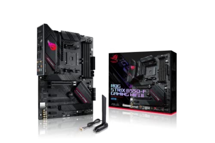 Asus ROG Strix B550-F Gaming WiFi II AMD AM4 (3rd Gen Ryzen) ATX Gaming Motherboard (PCIe 4.0,WiFi 6E, 2.5Gb LAN, BIOS Flashback, HDMI 2.1, Addressable Gen 2 RGB Header and Aura Sync) - B550-F Gaming WiFi II (V2)