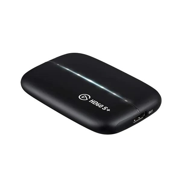 Elgato HD60 S+ Capture Card1080p60 HDR10 Capture, 4K60 HDR10 Zero-lag passthrough, Ultra-Low Latency, PS5, PS4/Pro, Xbox Series X/S, Xbox One X/S, USB 3.0