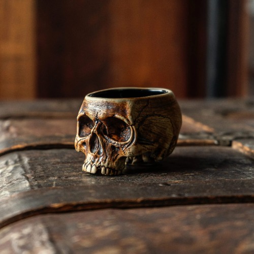 Memento Mori Small Skull Cup 3.3oz – Trevor Foster Studio