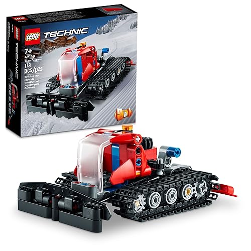 LEGO Technic Snow Groomer to Snowmobile 42148, 2in1 Vehicle Model Set, Engineering Toys, Winter Construction Toy for Kids, Boys, Girls 7+ Years Old, Birthday Gift Idea - Multicolor