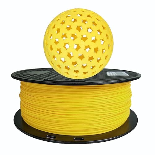 PLA MAX PLA + Yellow PLA Filament 1.75 mm 1KG 3D Printing Filament 2.2LBS Spool 3D Printer Material Light Yellow PLA Pro Plus Filament CC3D PLA MAX Yellow Color - Yellow