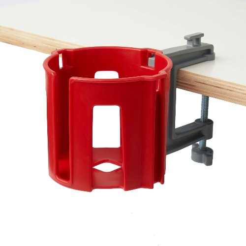 Cup-Holster - The Best Anti-Spill Cup Holder for Your Desk or Table (red, 1)