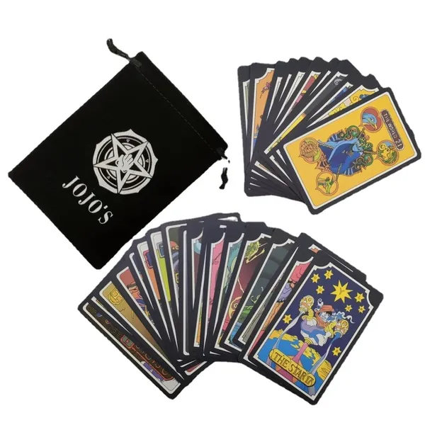 Adventure Anime Tarot, 31 JoJo Anime Tarot Cards JoJo Bizarre Adventure Board Game Divination Entertainment Party Board Game - 