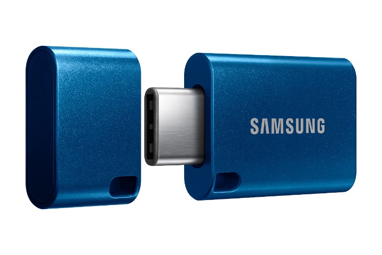 SAMSUNG Type-C™ USB Flash Drive, 128GB, Transfers 4GB Files in 11 Secs w/ Up to 400MB/s 3.13 Read Speeds, Compatible w/ USB 3.0 / 2.0, Waterproof, 2022 - 128 GB