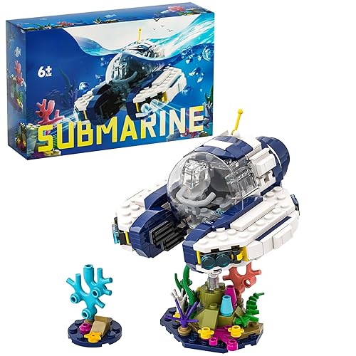 AobiKSEY Submarine Sets Building Kit, Subnautica Submarine Set