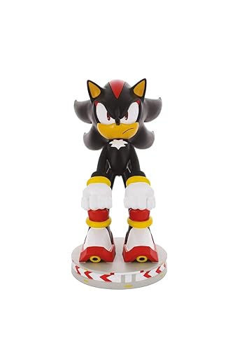 Exquisite Gaming: SEGA: Sonic - Shadow The Hedgehog - Cable Guys Original Controller & Phone Holder, Collectible Device Stand, Licensed Figure