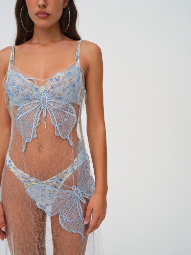 Evianna Maxi Dress — Blue