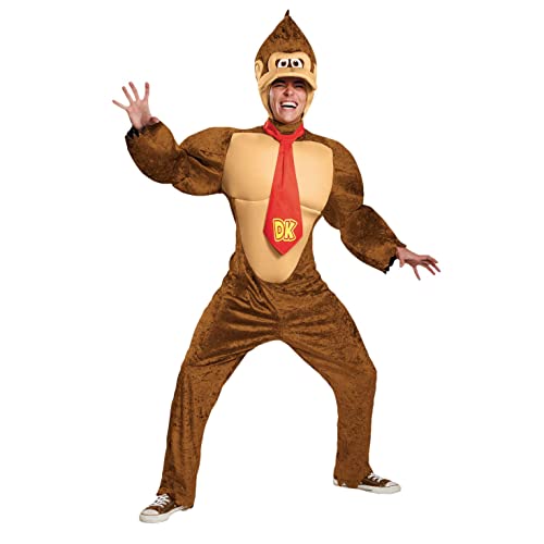 Plus Size Adult Deluxe Donkey Kong Costume - XL (42-46)