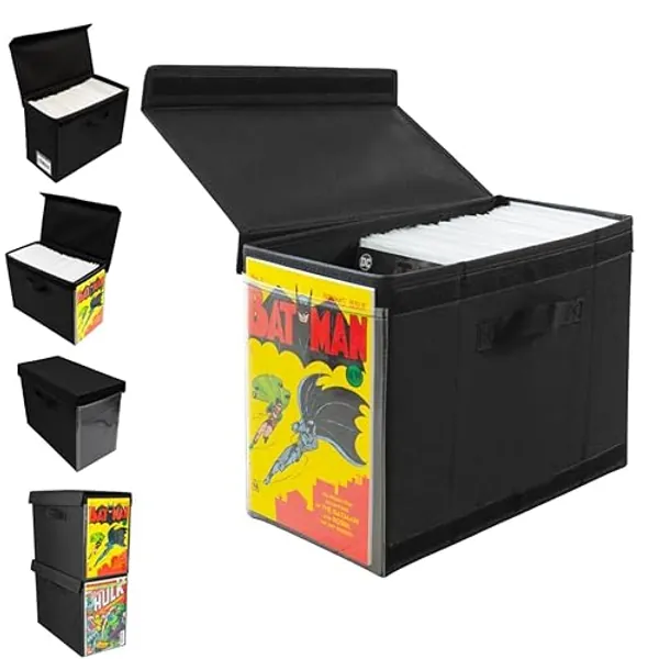 Swanky Nerd Comic Book Storage Box with Comic Book Display Window [Patent Pending]… - Classic