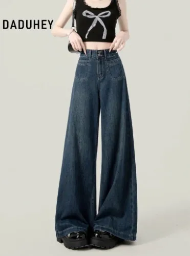 High Waist Wide Leg Loose Trousers