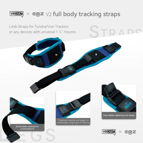 VRChat x EOZ FullBody Tracking Straps V2 | Limbs Strap V2 ( L&R )