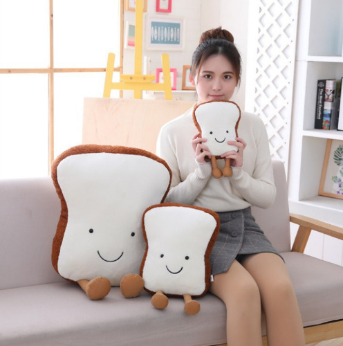Plush Bread Pillows for Total Relaxation and Gifting - as picture