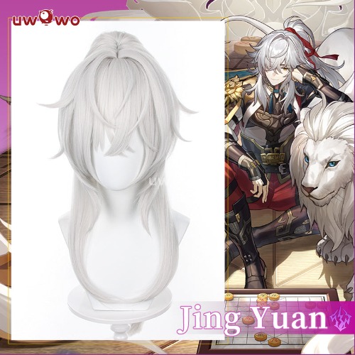 【Pre-sale】Uwowo Honkai: Star Rail Jingyuan Cosplay Wig Jing Yuan Long Hair