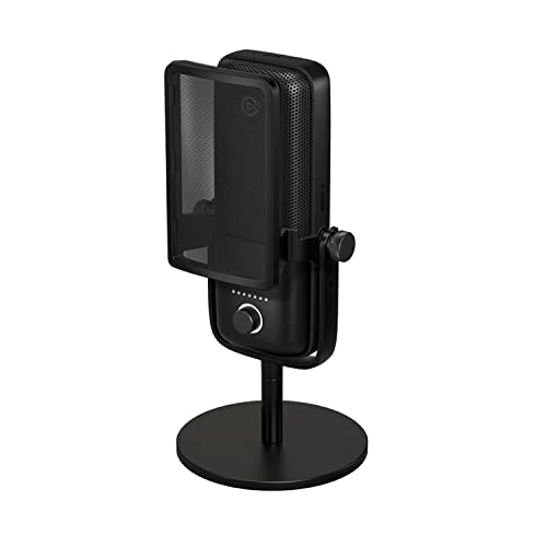 Elgato Wave:3 - Premium Studio Quality USB Condenser Microphone & Wave Pop Filter: Anti-plosive Noise Shield eliminates pops and hisses, Dual-Layer Steel mesh with Magnetic Attachment Points - Wave:3 + Wave Pop Filter