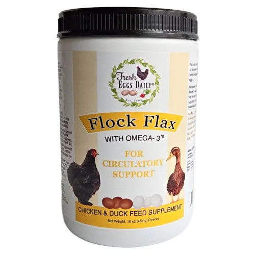 Fresh Eggs Daily Flock Flax 4-pounds