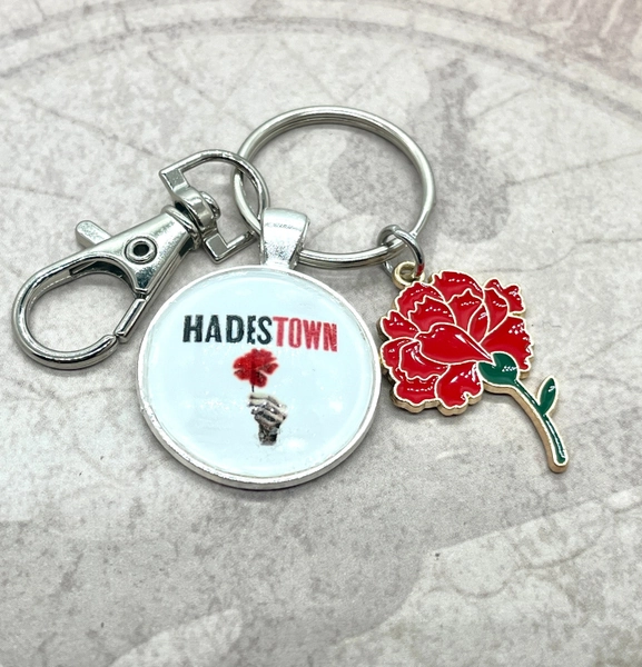 Hadestown Musical Glass Cabochon keychain|Broadway Musical Gift|Musical gift|Opening Night Gift|