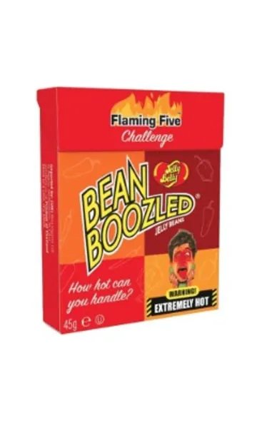 Jelly Belly Bean Boozled Flaming Five Flip Top Box 45g