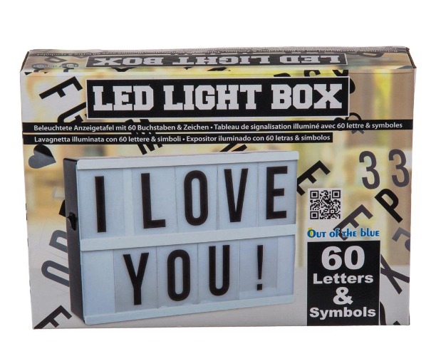 Cinematic Message Board - a Fun Way to Remember with 60 Letters & Symbols - Size A5