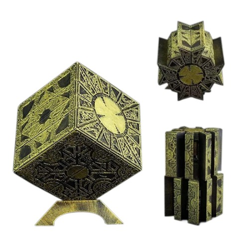 SSZJ Hellraiser Puzzle Box, Detachable Deformable and Rotatable Puzzle Box, Suitable for Children a nd Adults Novelty Scary Film Puzzle Box