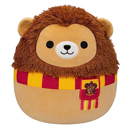 Squishmallows Original Harry Potter 10-Inch Gryffindor Lion Plush - Medium-Sized Ultrasoft Official Jazwares Plush - Gryffindor Lion