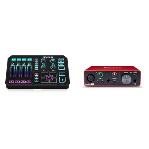TC-Helicon GoXLR Revolutionary Online Broadcaster Platform with 4-Channel Mixer & Focusrite Scarlett Solo 3rd Gen USB Audio Interface