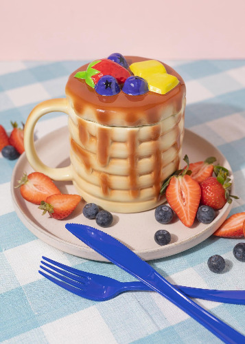 PANCAKE MUG with LID
