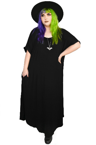 Brunch Goth Oversized Maxi Dress | XL/2XL