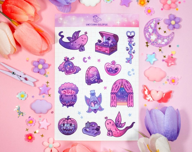 Halloween Forever Sticker Sheet | Default Title