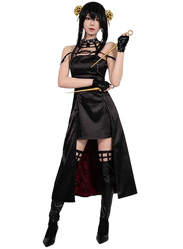 Anya Cosplay Yor Forger Cosplay Costume Spy x Family Cosplay Outfit Anime Costume - X-Small - Yor Forger