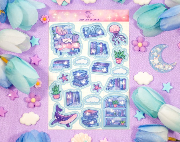 Reading Room Sticker Sheet | Default Title